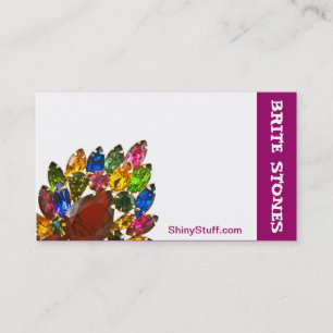 Jewellery Business Card Rhinestones