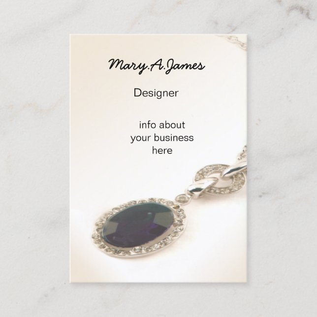 Jewellery  Business Cards (Front)