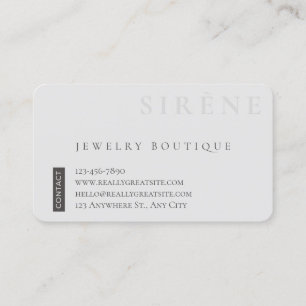 Jewellery Business Cards