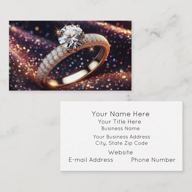 Jewellery Business Cards (Front/Back)