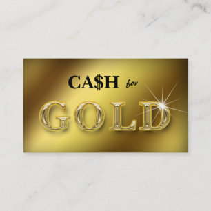 Jewellery Business Cards Cash for Gold 2