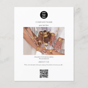 Jewellery Business Logo Promotional Advertising Flyer