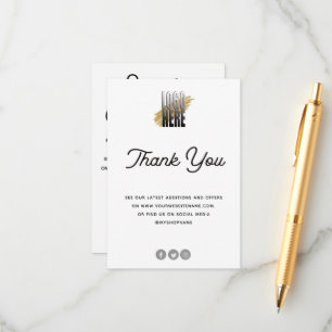 Jewellery Care Card Thank You Enclosure