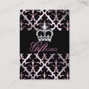 Jewellery Crown Damask Elegant Gift Certificate Pi