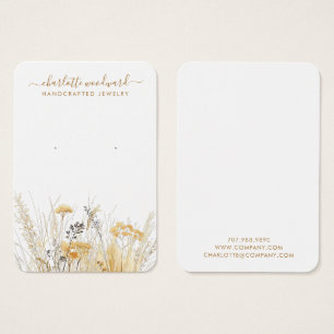 Jewellery Designer Gold Wildflowers