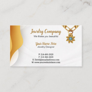 Jewellery Designer /Seller Business Card