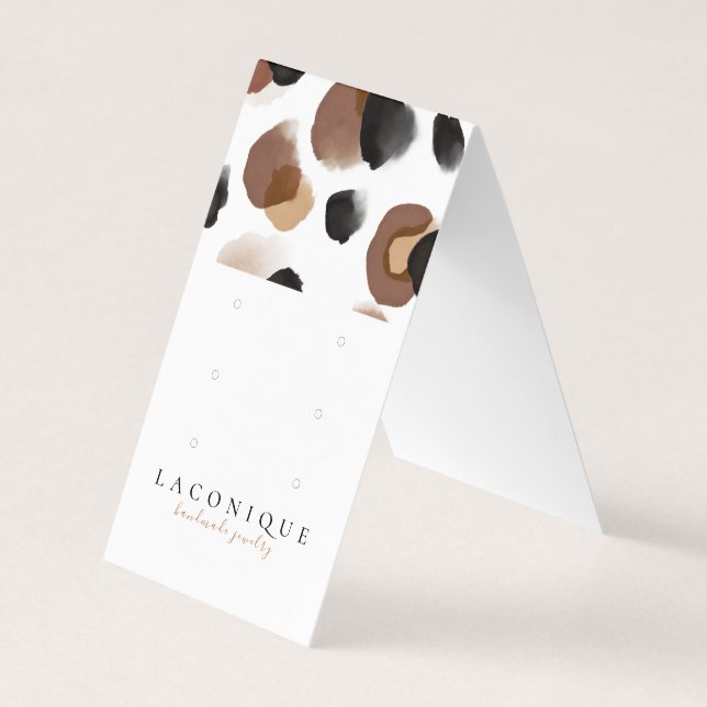 Jewellery Display | Abstract | Leopard Business Card (Front)