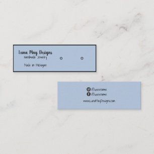 Jewellery Display Business Card Template