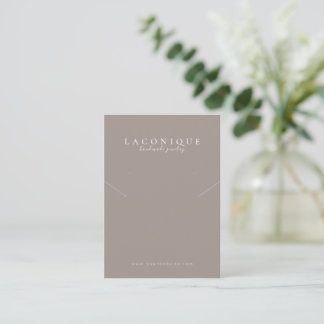 Jewellery Display | Neutral | Minimalistic Busine Business Card