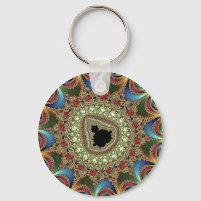 Jewellery Fractal Key Ring (Front)