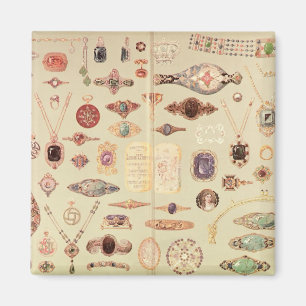 Jewellery from the 'Tiffany Catalogue', 1890 Magnet