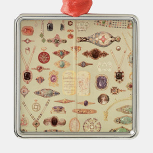 Jewellery from the 'Tiffany Catalogue', 1890 Metal Tree Decoration