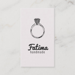 Jewellery Handmade Store Shop Business Card