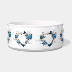 Jewellery Heart with Butterflies Morpho