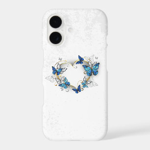 Jewellery Heart with Butterflies Morpho