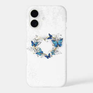 Jewellery Heart with Butterflies Morpho