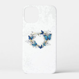 Jewellery Heart with Butterflies Morpho iPhone 12 Mini Case