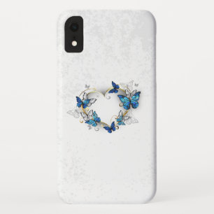 Jewellery Heart with Butterflies Morpho iPhone XR Case