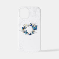 Jewellery Heart with Butterflies Morpho