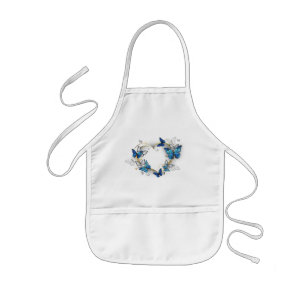 Jewellery Heart with Butterflies Morpho Kids Apron