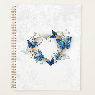 Jewellery Heart with Butterflies Morpho Planner