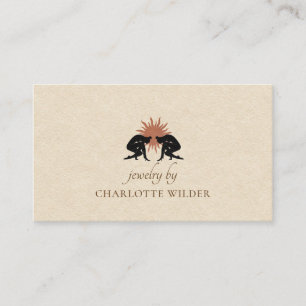 Jewellery Maker Boho Terracotta Sun Business Card