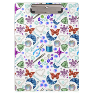 Jewellery Making & Beading Gift crafter Clipboard