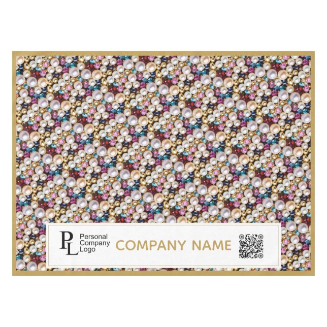 Jewellery Market Stall Promotional Craft Fair Pear Tablecloth (Front (Horizontal))