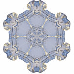Jewellery - Pin - Digital Snowflake l Photo Sculpture Badge<br><div class="desc">Made of acrylic with a metal back pin, this stunning, digitally-created snowflake makes a spectacularly beautiful accessory. Cut to the shape of the design, it's a unique piece of jewellery that can be used in the lapel or to secure a tie or scarf. Add an icy touch of colour to...</div>
