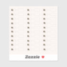 Jewellery Price Tags Blush Logo 30  Sticker