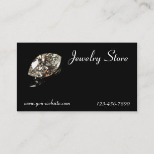 Jewellery Store Diamond Business Card