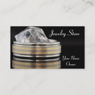Jewellery Store Wedding Band Business Card