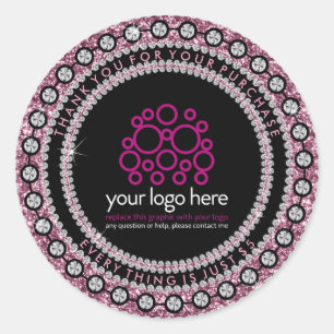 Jewellery Thank you for your purchase Classic Round Sticker