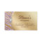 Jewellery Zebra Business Card Sparkle Pink Gold