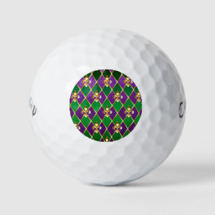 Jewelry Background Mardi Gras Golf Balls