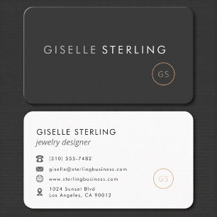 Jewelry Designer Professional Business Card