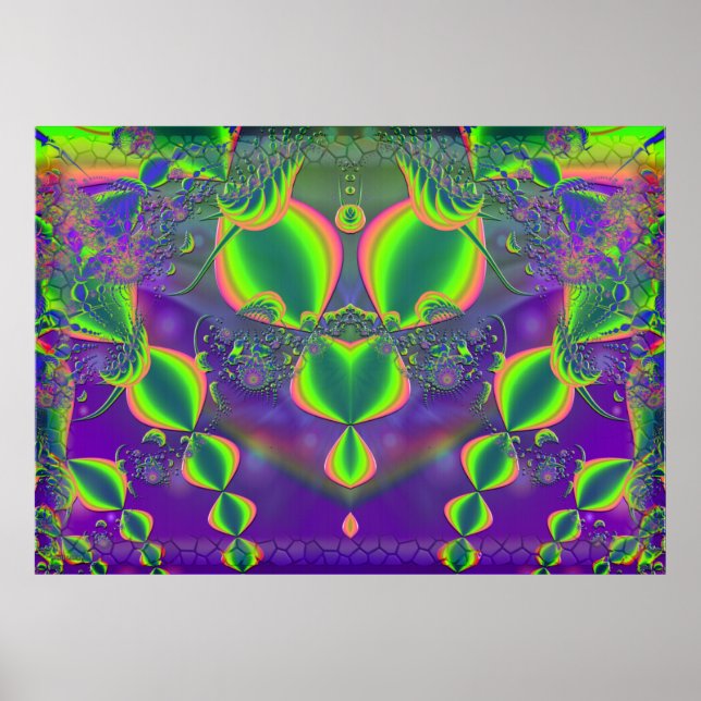 Jewels Abstract Symmetrical Poster (Front)