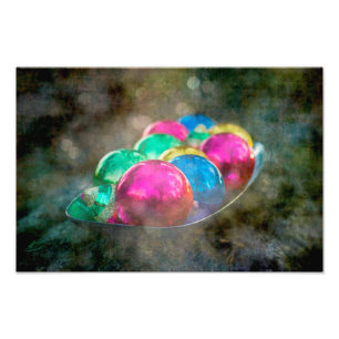 Jewels of the Forest Christmas Ornaments Photo Print