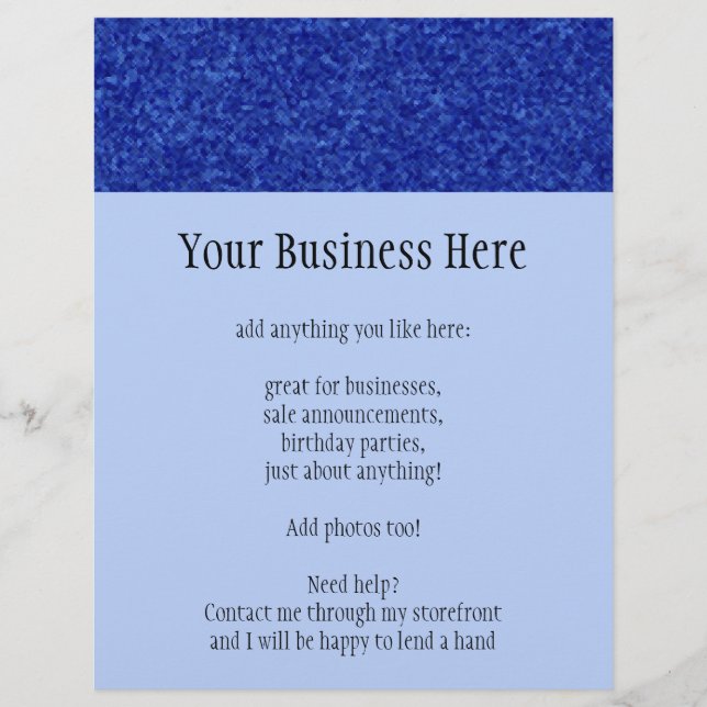 Jewels - Sapphire Flyer (Front)