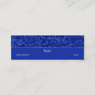Jewels - Sapphire Skinny Business Card