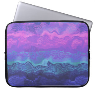 jeweltone agate ombre : laptop sleeve
