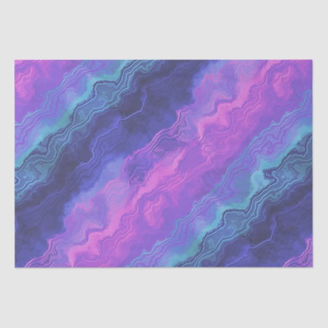 jeweltone agate ombre :  tissue paper (Front)