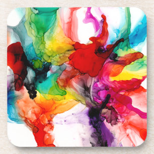 Jeweltone Prism - Watercolor Coaster