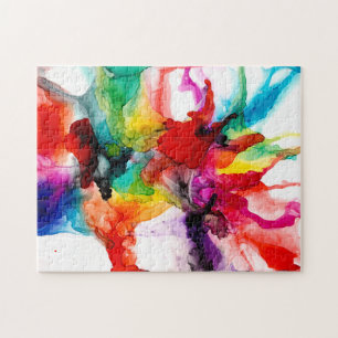Jeweltone Prism - Watercolor Jigsaw Puzzle