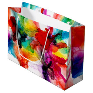 Jeweltone Prism - Watercolor Large Gift Bag