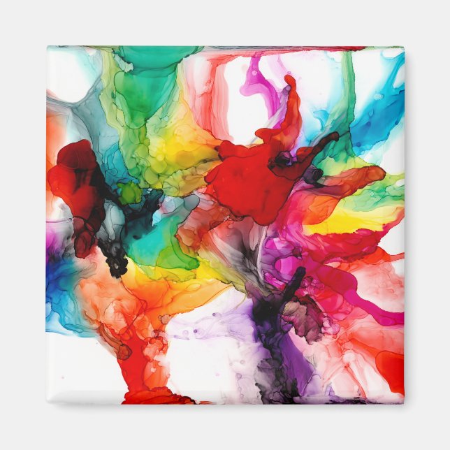 Jeweltone Prism - Watercolor Magnet (Front)