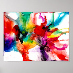 Jeweltone Prism - Watercolor Poster