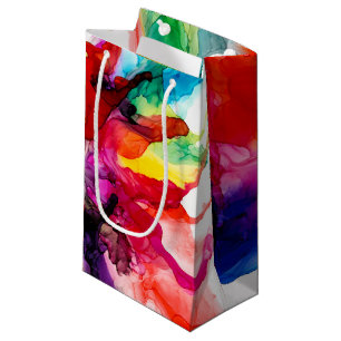 Jeweltone Prism - Watercolor Small Gift Bag