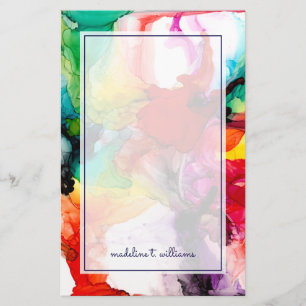 Jeweltone Prism - Watercolor Stationery
