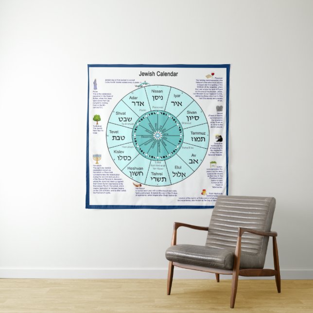 Jewish Calendar   Tapestry (In Situ)